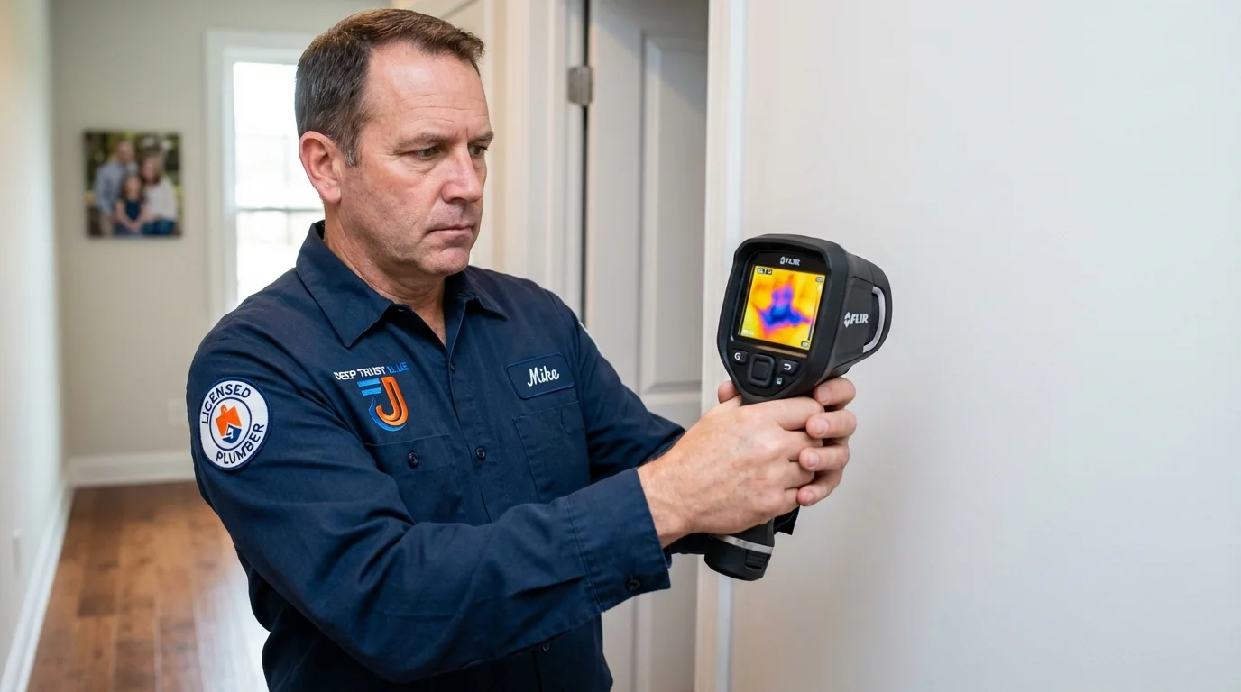 Thermal imaging leak detection by Johns Plumbing LLC in Poland